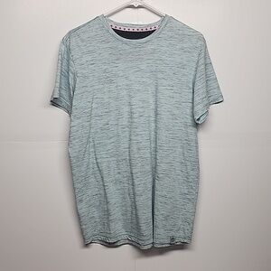Free Planet sz S light blue/gray mens comfortable casual t-shirt
